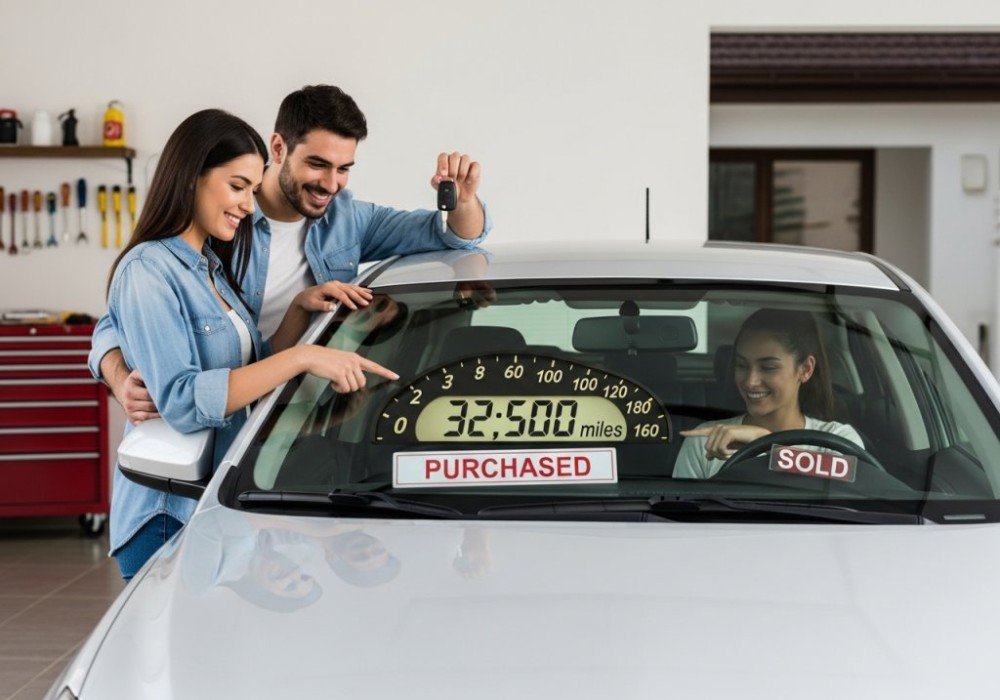 is a low mileage used car better